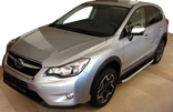 Бокові пороги Fullmond (2 шт., алюм) для Subaru Forester 2013-2018 рр - 1