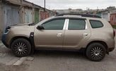 Молдинг дверних стійок (6 шт, нерж.) для Renault Duster 2008-2017 рр - 1