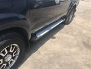 Бокові пороги Allmond Grey (2 шт., алюміній) для Toyota Hilux 2006-2015 рр - 1