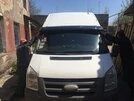 Козирьок на лобове скло (чорний глянець, 5мм) для Ford Transit 2000-2014 рр - 6