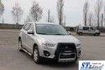 Бічні труби BB002 (2 шт., нерж.) для Mitsubishi ASX 2010-2023 рр - 2