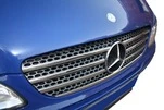 Накладки на решітку (7 частин, нерж.) Carmos - Турецька сталь для Mercedes Viano 2004-2014 рр - 1