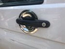 Накладки під ручки (нерж) 4 штуки. Carmos - турецька сталь для Volkswagen T5 2010-2015 рр - 1
