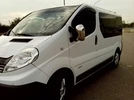 Накладки на дзеркала (2 шт, пласт) Carmos - Турецька сталь для Renault Trafic 2001-2015 рр - 1