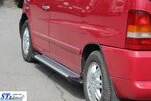 Бокові пороги Allmond Grey (2 шт., алюм.) для Mercedes Vito W638 1996-2003 рр - 6