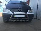 Кенгурятник 60мм (нерж.) з написом, 2004-2010, 60мм для Mercedes Vito W639 рр - 2