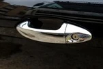 Накладки на ручки (4 шт., нерж.) Carmos - Турецька сталь для Ford Fiesta 2008-2017 рр - 1