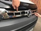 Накладки на решітку (Carmos, 2 шт., нерж.) для Volkswagen T5 2010-2015 рр - 3