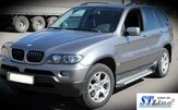 Бічні труби Special (2 шт., нерж) для BMW X5 E-53 1999-2006 рр - 3