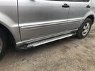 Бокові пороги Allmond Grey (2 шт., алюміній) для Mercedes ML W163 - 2