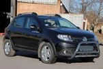 Передня дуга WT006 (нерж.) для Dacia Sandero 2013-2020 рр - 6