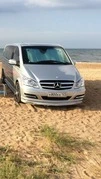 Накладка на передній бампер Brabos Style (під фарбування) для Mercedes Viano 2004-2014 рр - 5