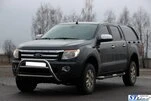 Передній захист WT022 (нерж.) для Ford Ranger 2011-2022 рр - 2