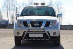Кенгурятник WT003 (нерж) для Nissan Pathfinder R51 2005-2014рр - 1