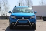 Передня дуга WT006 (нерж.) для Dacia Sandero 2013-2020 рр - 2