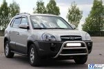 Кенгурятник WT022 (нерж.) для Hyundai Tucson JM 2004- рр - 3