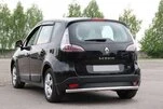 Задня дуга AK002 (нерж) для Renault Scenic/Grand 2009-2016 рр - 2