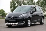 Передня дуга ST015 (нерж.) для Renault Scenic/Grand 2009-2016 рр - 1