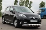 Передня дуга ST015 (нерж.) для Renault Scenic/Grand 2009-2016 рр - 4
