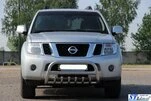 Кенгурятник WT008 (нерж) для Nissan Navara 2006-2015 рр - 4