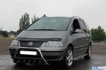 Кенгурятник WT003 (нерж) 60 мм, без напису для Volkswagen Sharan 2010- рр - 3