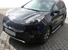 Бокові пороги BlackLine (2 шт., алюміній) для Kia Sportage 2015-2021 рр - 1