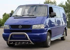 Кенгурятник WT003 60мм (нерж) 51мм, без напису для Volkswagen T4 Caravelle/Multivan - 1