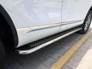 Бокові пороги Maydos V2 (2 шт., алюміній -2025 нерж) для Volkswagen Touareg 2002-2010 рр - 1