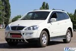 Кенгурятник WT003 (нерж) для SsangYong Kyron 2005-2014 рр - 6