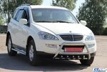 Кенгурятник WT003 (нерж) для SsangYong Kyron 2005-2014 рр - 8