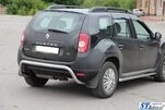 Задня дуга скоба (нерж.) для Dacia Duster 2008-2018 рр - 2