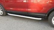 Бокові пороги Fullmond (2 шт., алюм.) для Nissan Qashqai 2014-2021 рр - 1