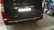 Кант на кришку багажника (нерж) для Mercedes Viano 2004-2014 рр - 4