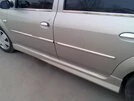 Бокові пороги (під фарбування) для Dacia Logan I 2005-2008 рр - 1