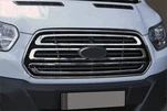 Обведення решітки (2014-2018, 2 шт, нерж) Carmos - Турецька сталь для Ford Transit 2014- рр - 4