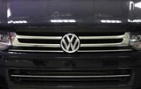 Накладки на решітку (Omsa, 4 шт, нерж) для Volkswagen T5 2010-2015 рр - 3