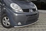 Передній захист ST008 (нерж.) 60 мм для Opel Vivaro 2001-2015 рр - 3