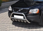 Кенгурятник WT003 (нерж.) для Volvo XC90 2002-2014 рр - 2