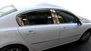 Накладки на стійки (нерж) для Peugeot 508 2010-2018 рр - 1