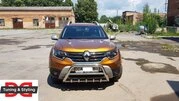 Кенгурятник без напису WT003 (нерж.) для Renault Duster 2018-2024 рр - 8