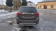 Задня дуга AK004-2 (нерж) для Mitsubishi Outlander 2012-2021 рр - 1