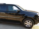 Бокові пороги Allmond Black (2 шт., алюміній) для Honda Pilot 2008-2015 рр - 1