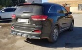 Задня дуга AK015 (нерж.) для Kia Sorento II XM 2009-2014 рр - 2