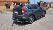Задня дуга AK003-21 (нерж) для Honda CRV 2012-2016 рр - 6