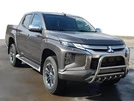 Кенгурятник WT003 (нерж) для Mitsubishi L200 2015-2024 рр - 1