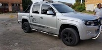 Бічні труби (2 шт., нерж) 70мм для Volkswagen Amarok 2010-2022 рр - 9