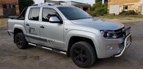 Бічні труби (2 шт., нерж) 70мм для Volkswagen Amarok 2010-2022 рр - 12