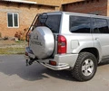 Задня дуга AK005-3 (нерж) для Nissan Patrol Y61 1997-2011 рр - 2