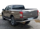 Задній захист AK005 (нерж) для Mitsubishi L200 2015-2024 рр - 1