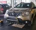 Кенгурятник без напису WT003 (нерж.) для Renault Duster 2018-2024 рр - 12